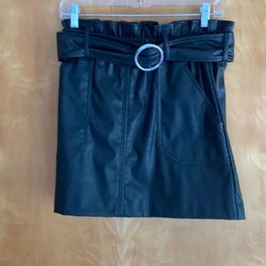 Woman’s leather like skirt